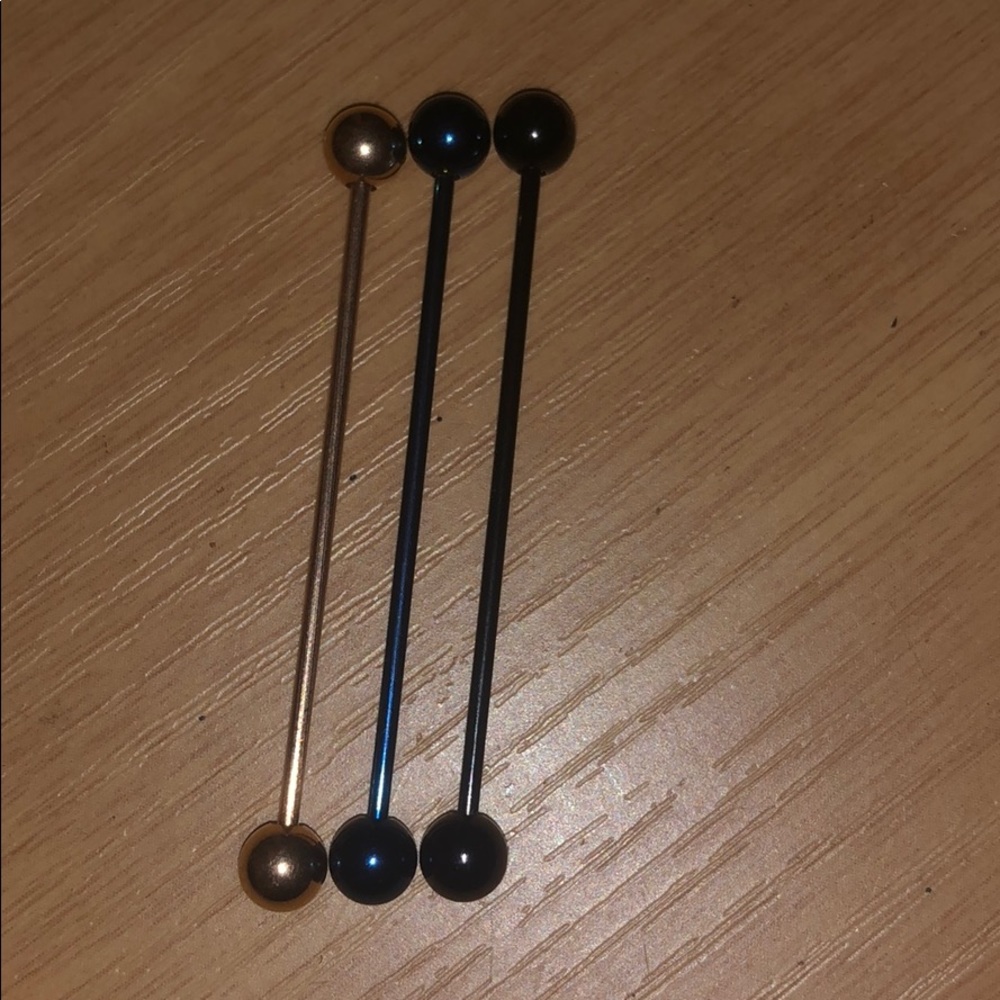Industrial piercings